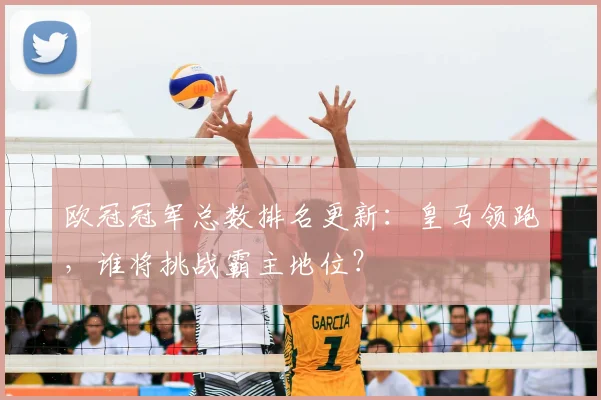 欧冠冠军总数排名更新:皇马领跑,谁将挑战霸主地位?